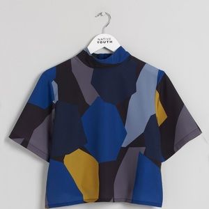 Cool Fragment Print Top from Native Youth
